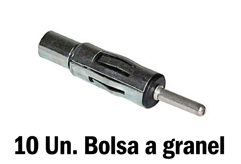 Imagen del producto ADAPTADOR ANTENA AM-FM DIN Macho (Bolsa 10un)