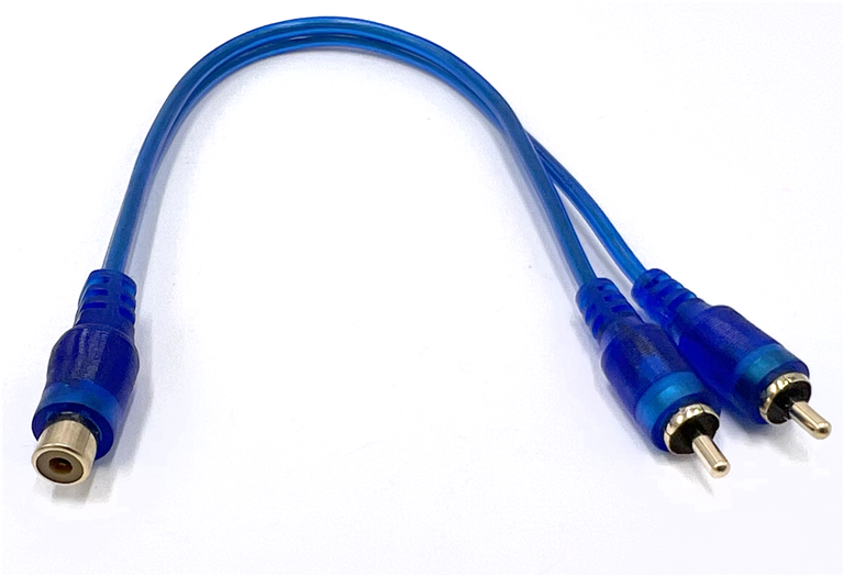 Imagen del producto ADAPTADOR RCA 2 MACHOS-1 HEMBRA