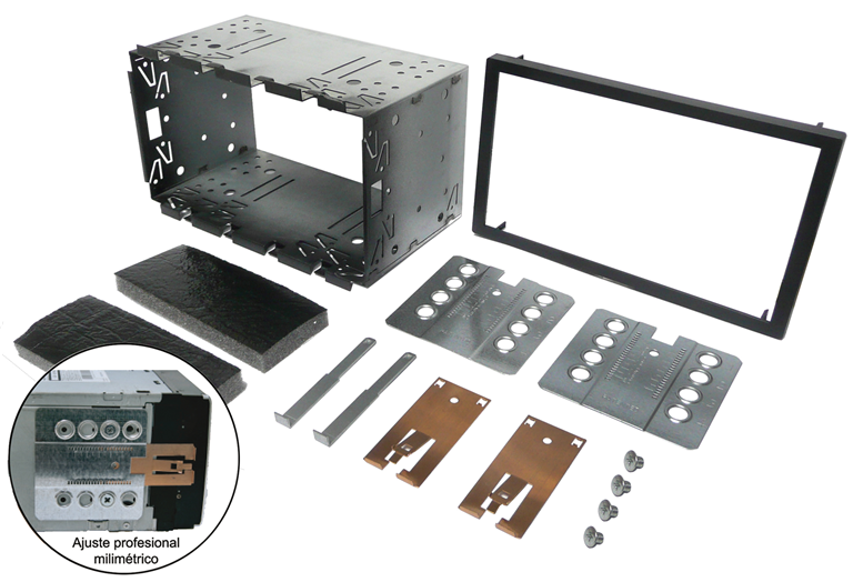 Imagen del producto FAJA BASTIDOR MONTAJE AUTORADIO 2DIN-110mm