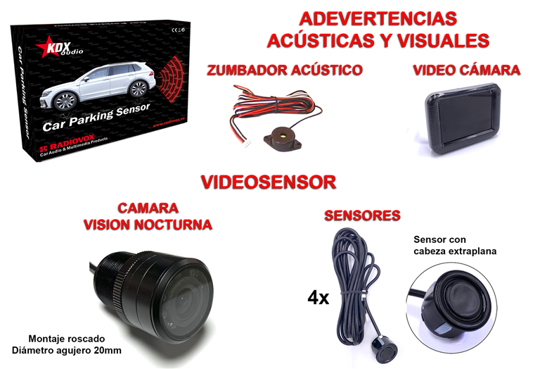 Imagen del producto 4 SeNSOR POSTERIOR PARKING + VIDEO CAMARA