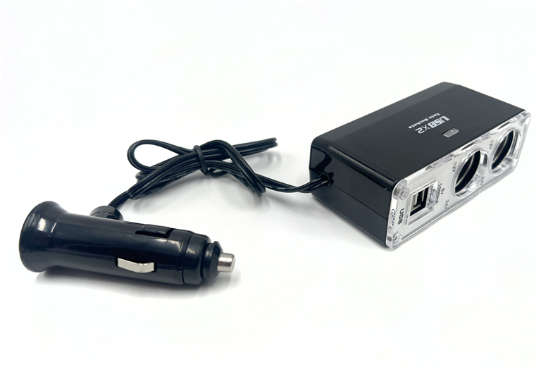 Imagen del producto CARGADOR TOMA MECHERO(12/24V)>2USB+2TOMAS MECHERO