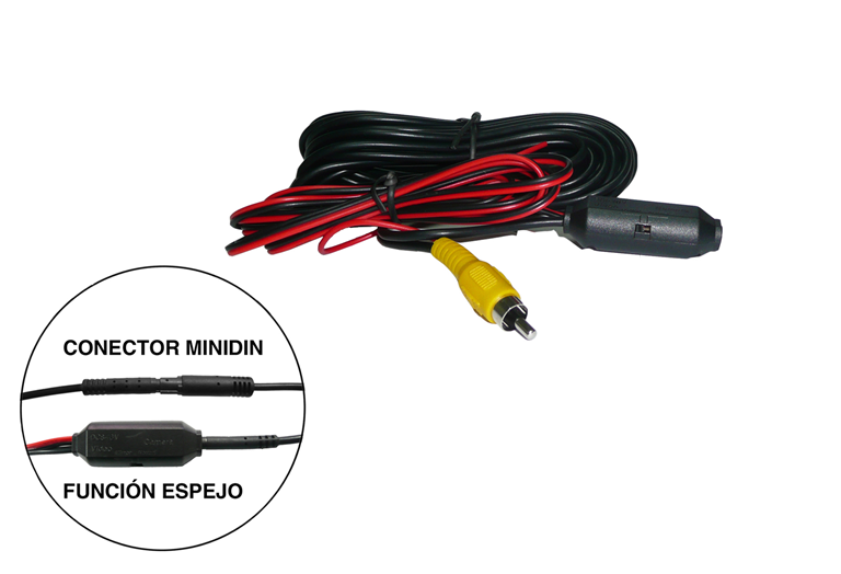 Imagen del producto CABLE CONEXION ALIMENTACION CAMARA CON FUNCION ESPEJO