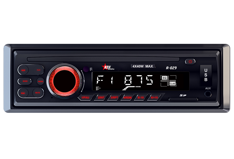 Imagen del producto AUTORADIO 1DIN: RADIO FM/MP3/WMA 4x40W