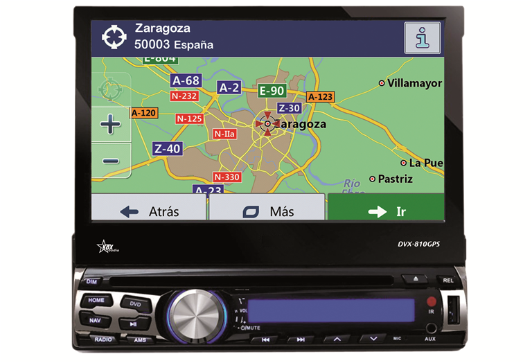 Imagen del producto EQUIPO MULTIMEDIA 1DIN PANTALLA TACTIL MOTORIZADA