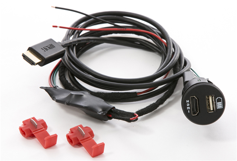 Imagen del producto TOMA CORRIENTE MECHERO(12/24V) CARGA 1USB+1HDMI