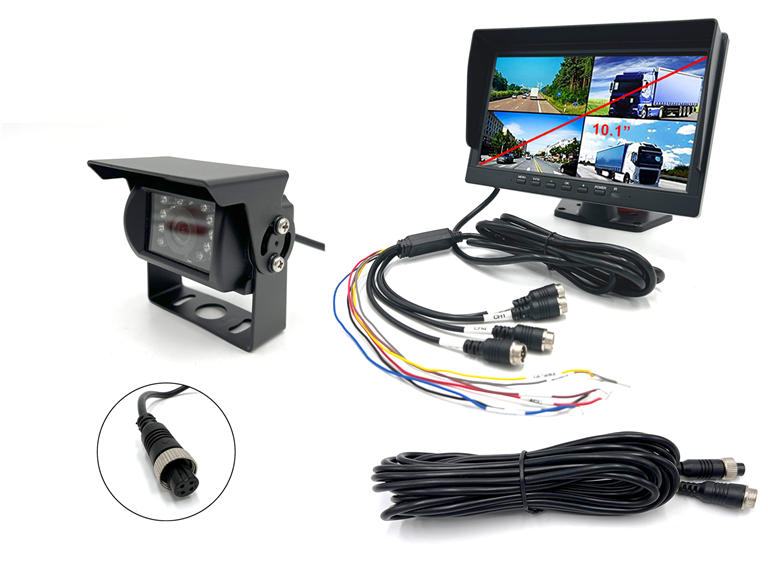 Imagen del producto KIT MONITOR 10.1"HD + CAMARA TRASERA HD+CABLE 7.5m