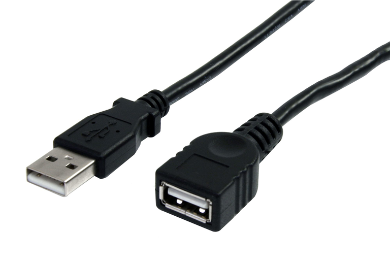 Imagen del producto CABLE PROLONGADOR 1m USB Macho a USB Hembra